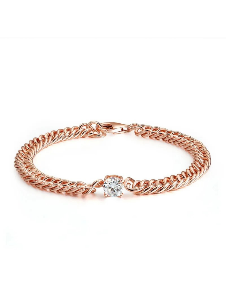 Luna – Moissanite Chain Bracelet
