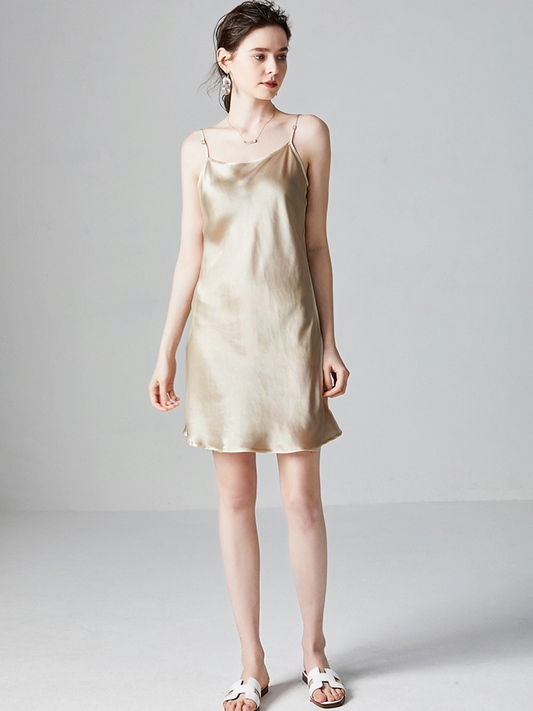 Élise – Silk Slip Mini Dress