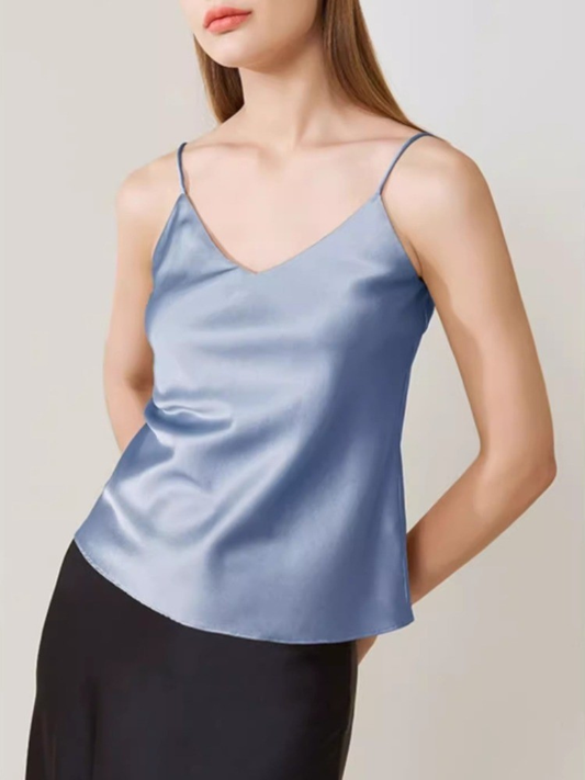 Isolde – Satin V-Neck Camisole Top