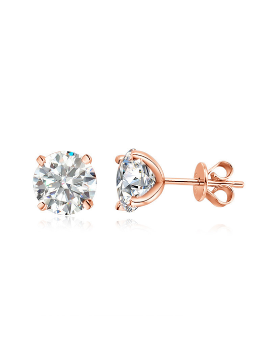 Lustre – Moissanite Stud Earrings