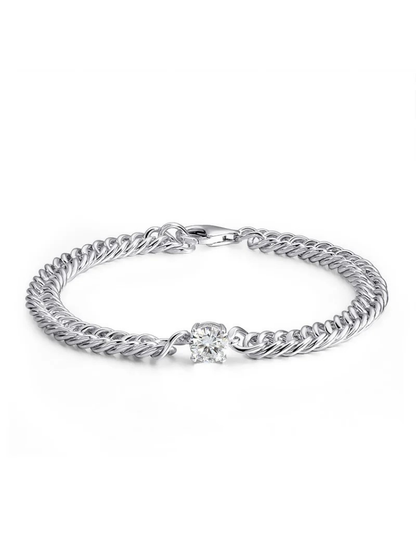 Luna – Moissanite Chain Bracelet