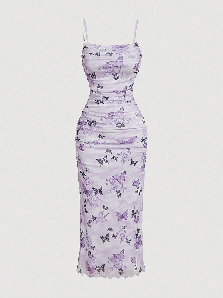 Butterfly Garden Mesh Dress